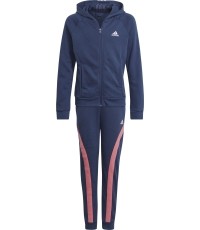 Adidas dres dla dziewczynek G Hooded Co Ts Blue GM8930