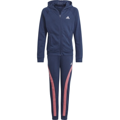 Adidas dres dla dziewczynek G Hooded Co Ts Blue GM8930