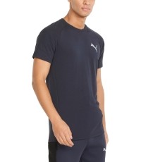 Puma Marškinėliai Vyrams Evostripe Tee Navy 847394 43