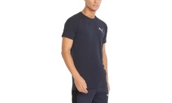 Puma Marškinėliai Vyrams Evostripe Tee Navy 847394 43