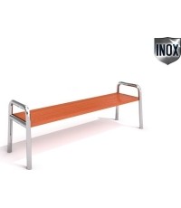 Ławka ze stali nierdzewnej Inter-Play 03