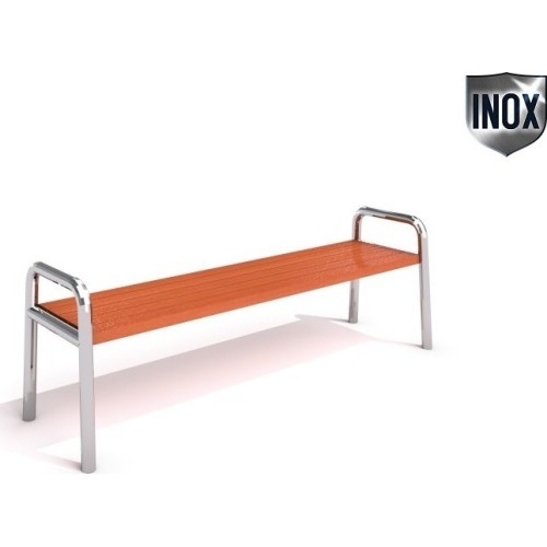 Ławka ze stali nierdzewnej Inter-Play 03