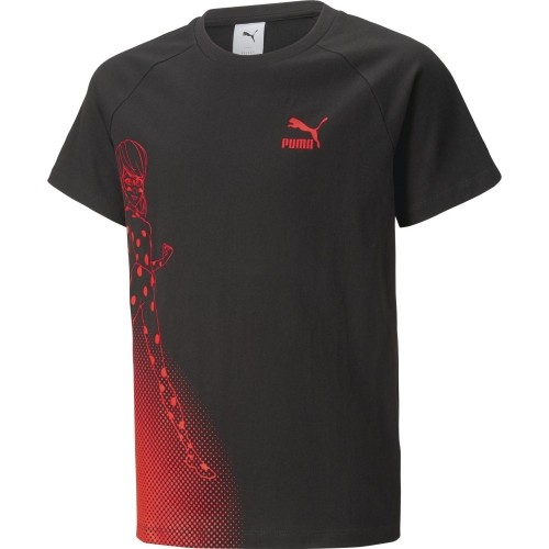 Puma Marškinėliai Paaugliams X Miraculous Tee Black 538683 01