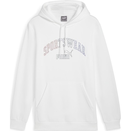 Bluza męska Puma Ess+ Logo Lab Hoodie FL, biała 681775 02