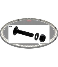 Płaska powierzchnia - elementy złączne