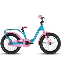 Dviratis S'COOL niXe 16" 1-biegowy aluminiowy hamulec coaster ocean-różowy