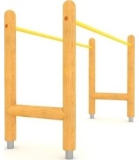 Drewniany gimnastyczny model równoległy GT-0031
