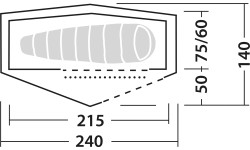 Namiot Robens Starlight, 1 osobowy