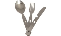 CAMPING 3-PC S/STEEL EATING UTENS.