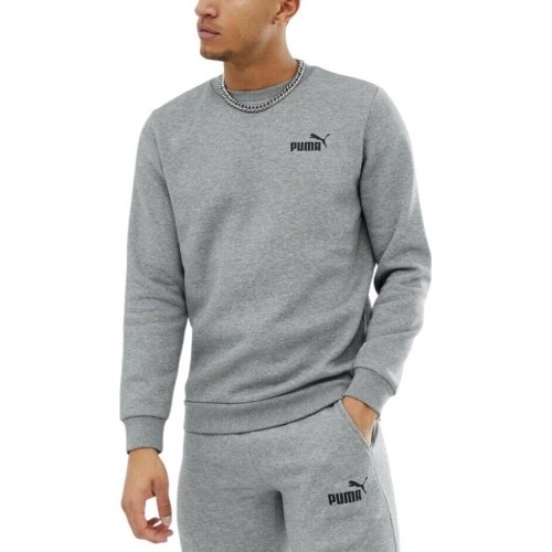 Puma bluza męska Ess Small Logo Crew Grey 586682 03