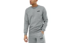 Puma bluza męska Ess Small Logo Crew Grey 586682 03