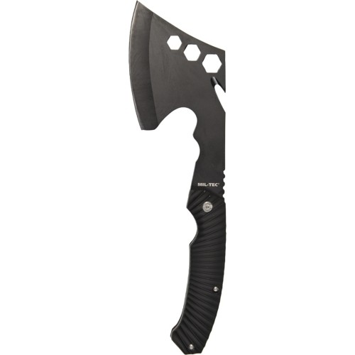 BLACK AXE WITH TOOLS AND POUCH