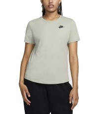 Nike W NSW Club SS Tee koszulka damska, zielona, DX7902 370