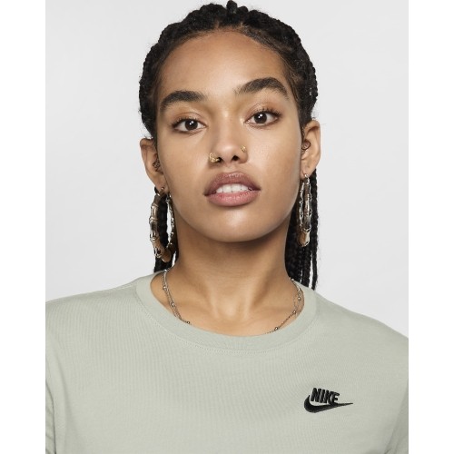 Nike W NSW Club SS Tee koszulka damska, zielona, DX7902 370