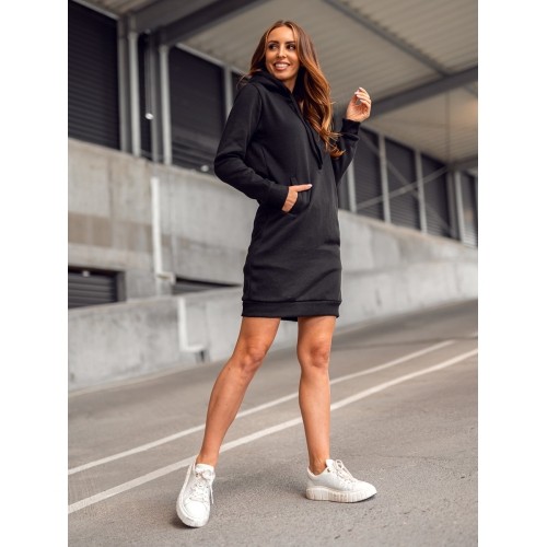 J.Style Suknelė Moterims Fleece Black 68YS10005-3