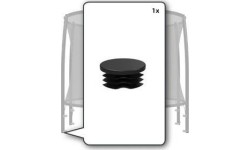 Siatka zabezpieczająca - zaślepka dolnej rury 38 mm (8x)