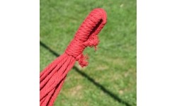 Hamak ogrodowy kempingowy Cattara Textil - Czerwono-żółty, 200 x 100 cm