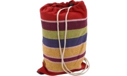 Hamak ogrodowy kempingowy Cattara Textil - Czerwono-żółty, 200 x 100 cm