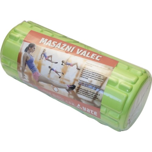 Wałek do masażu YATE - 33x14 cm, zielony