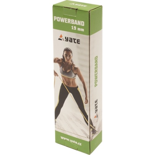 Guma treningowa YATE - 2080x4,5x19mm, zielona