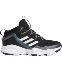 Buty do koszykówki dla młodzieży Adidas Lockdown J czarne FZ1696