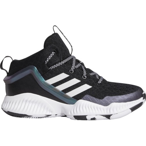 Buty do koszykówki dla młodzieży Adidas Lockdown J czarne FZ1696