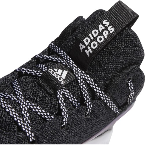 Buty do koszykówki dla młodzieży Adidas Lockdown J czarne FZ1696