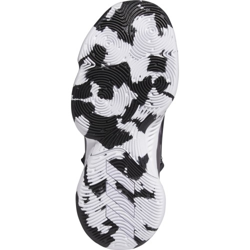 Buty do koszykówki dla młodzieży Adidas Lockdown J czarne FZ1696