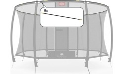 Berg Safety Net Deluxe 270 9FT rury podtrzymujące podstawę