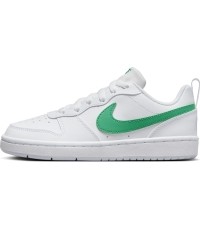 Buty młodzieżowe Nike Court Borough Low White Green DV5456 109