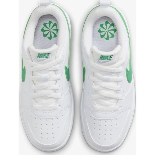 Buty młodzieżowe Nike Court Borough Low White Green DV5456 109