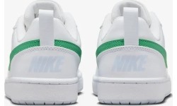 Buty młodzieżowe Nike Court Borough Low White Green DV5456 109