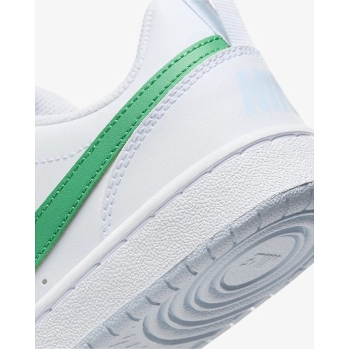 Buty młodzieżowe Nike Court Borough Low White Green DV5456 109