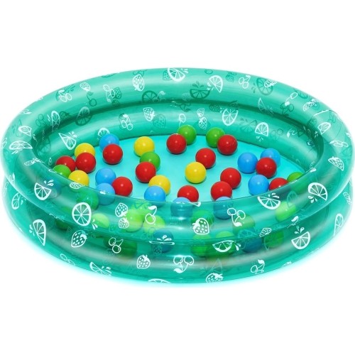 Zielony basen 91x20 cm + piłki BESTWAY