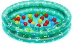 Zielony basen 91x20 cm + piłki BESTWAY