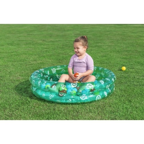 Zielony basen 91x20 cm + piłki BESTWAY
