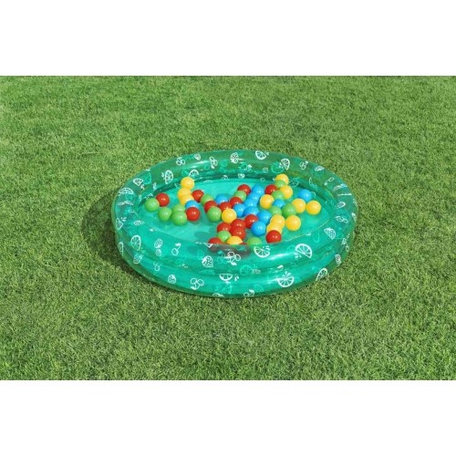 Zielony basen 91x20 cm + piłki BESTWAY