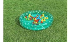 Zielony basen 91x20 cm + piłki BESTWAY