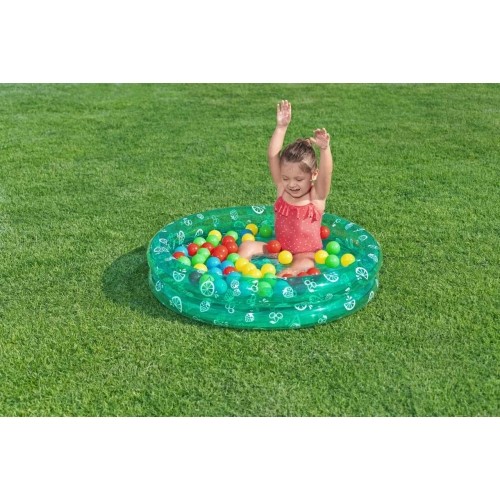 Zielony basen 91x20 cm + piłki BESTWAY