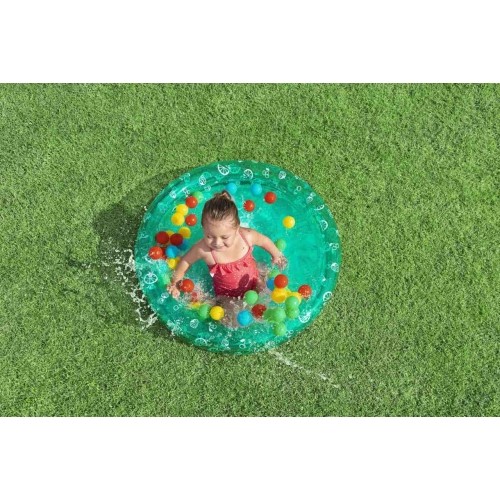 Zielony basen 91x20 cm + piłki BESTWAY