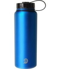 Bidon Origin Outdoors WM, stal nierdzewna, 1 l, niebieski metalik