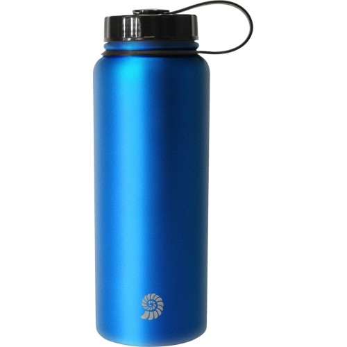 Bidon Origin Outdoors WM, stal nierdzewna, 1 l, niebieski metalik