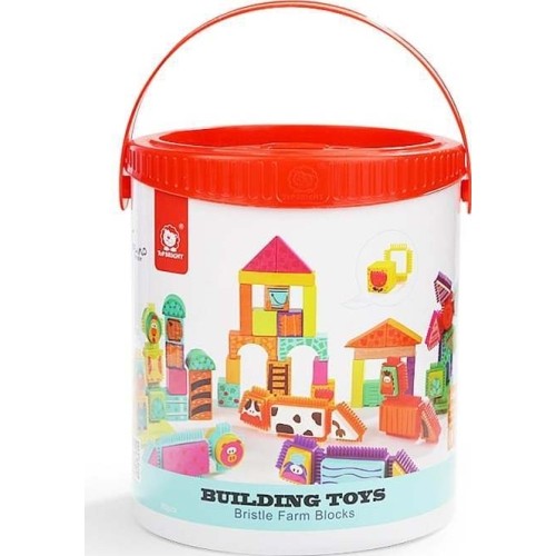Set of Blocks "Farm" Top Bright, 80 Pcs.