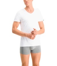 Puma koszulka męska Basic 2p V-N White