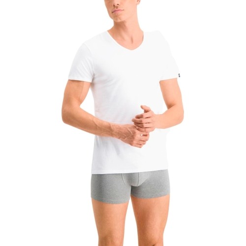Puma koszulka męska Basic 2p V-N White