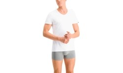 Puma koszulka męska Basic 2p V-N White