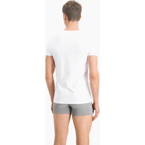 Puma koszulka męska Basic 2p V-N White