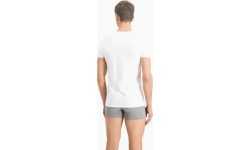 Puma koszulka męska Basic 2p V-N White