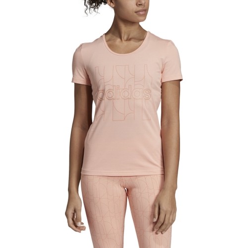 Koszulka damska Adidas W Mo Pr T-Shirt Coral EH6470