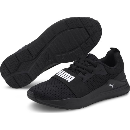 Buty młodzieżowe Puma Wired Run Jr High Risk Black 374214 01